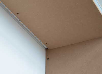 install a led strip in the furniture