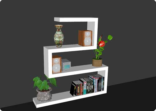 etagere zigzag