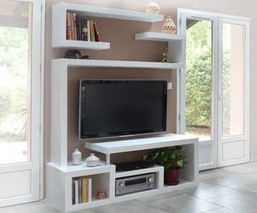 fabriquer un meuble TV sur mesure